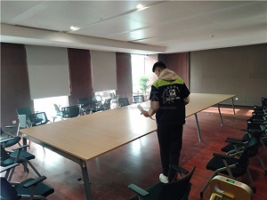 青島遠洋大廈會議室甲醛治理